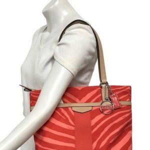 COACH ZEBRA TOTE